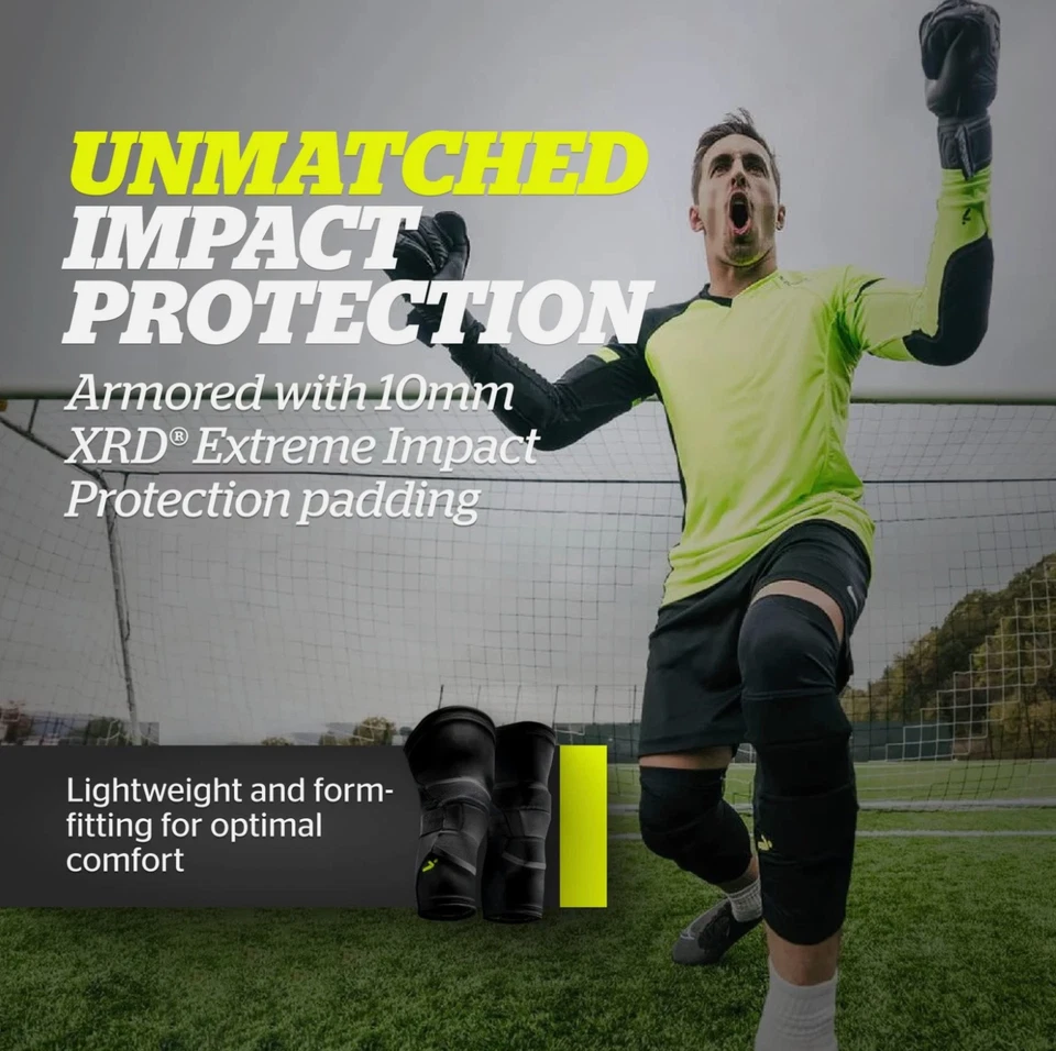 Rodilleras Storelli Body Shield pequeñas mangas acolchadas par de porteros de fútbol Foto 2 de 4