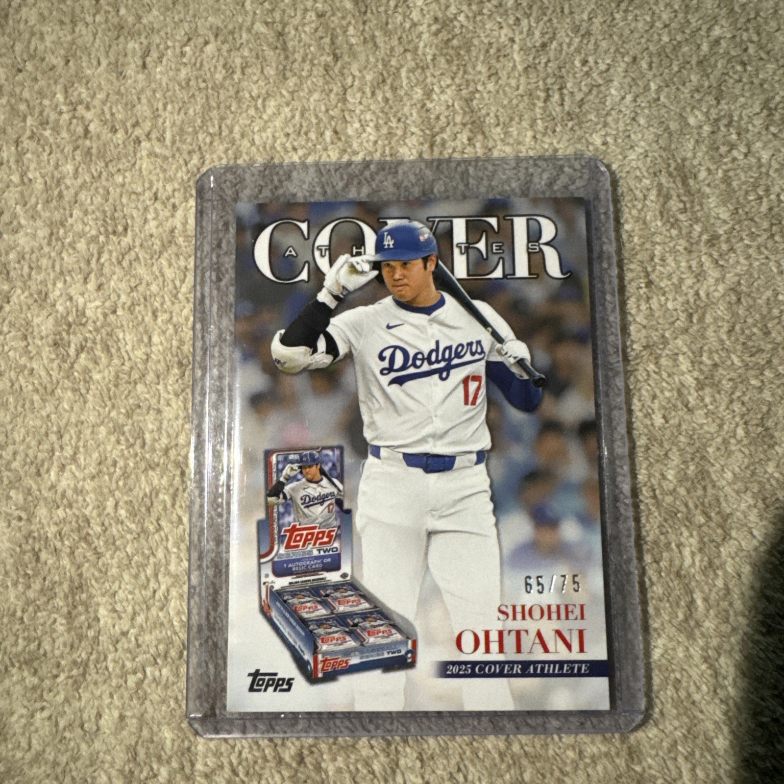 Shohei Ohtani #CA-18 Baseball Cards 2026 Topps Series 2 Cover Athlete trading card — raw and PSA graded price guide