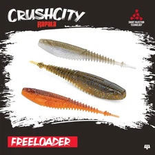 Rapala CrushCity Freeloader Lures - Pike Perch Chub Trout Salmon Sea Fishing