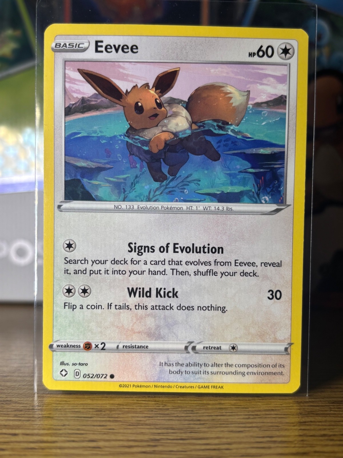 Pokémon TCG Pokémon Eevee Eevee Common Regular NM