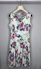 Dress Hearts & Roses Size EU 44 Uk 16  Multicolor