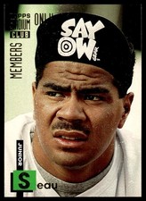 Junior Seau 1994 Stadium Club Members Only 50 #17 Chargers NFL READ FREE SHIP
