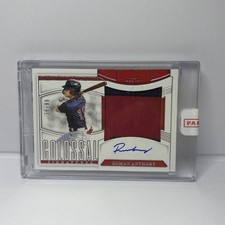 Roman Anthony 2025 National Treasures Colossal Signatures Patch Auto /99 Red Sox
