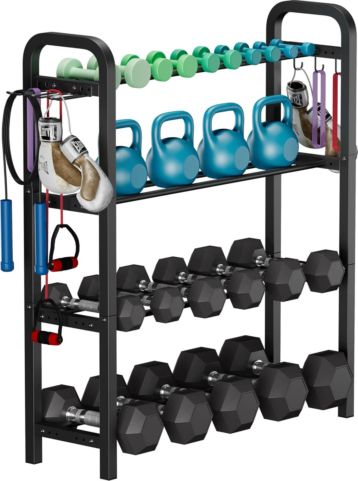 Adjustable Dumbbell Rack, Weight Storage Stand Holder for Dumbbells 