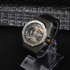 Audemars Piguet Royal Oak Concept Tourbillon Chrono Skeleton 26612TI Full Set 8