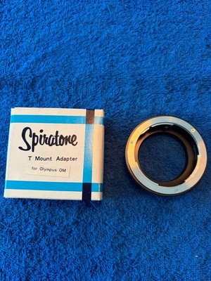Spiratone T-Mount Adapter for Olympus OM   Vintage w/Box Japan