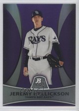 2010 Bowman Platinum Prospects Retail Purple Refractor Jeremy Hellickson 4k8