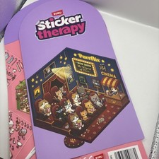RARE Purrflix Cinema NEW  Zuru Sticker Therapy Kawaii Kitties