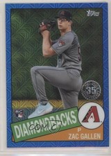 2020 Update Silver Pack 1985 Topps Chrome Baseball Blue /150 Zac Gallen 00lz