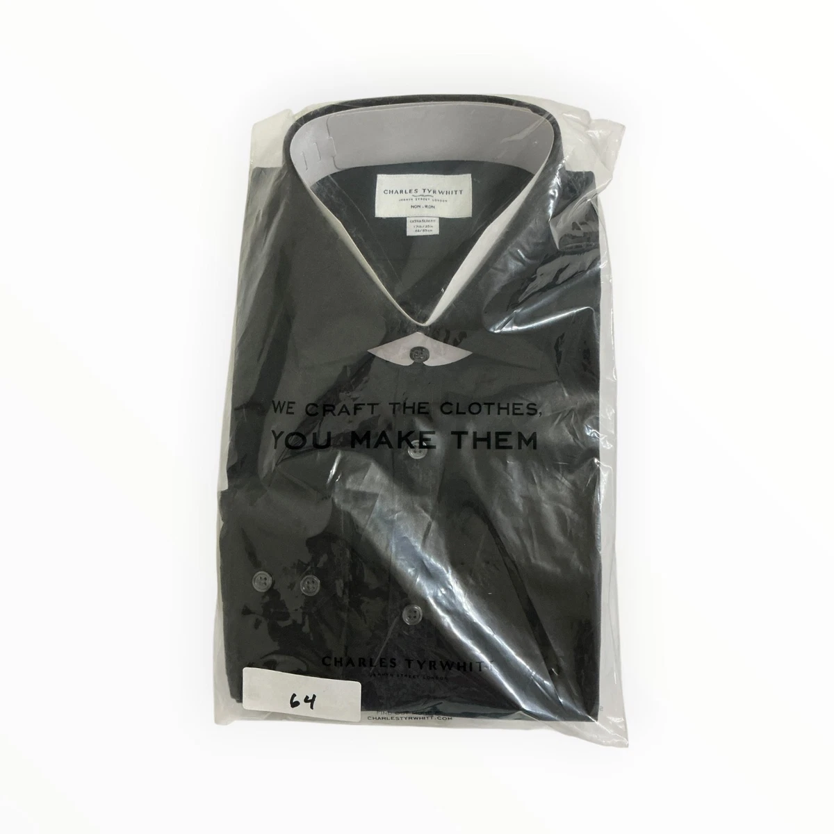 charles tyrwhitt black dress shirt Men's Charles Tyrwhitt Non-Iron Stretch Poplin Shirt