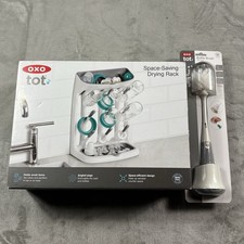 OXO TOT Space Saving Drying Rack  OXO TOT Bottle Brush