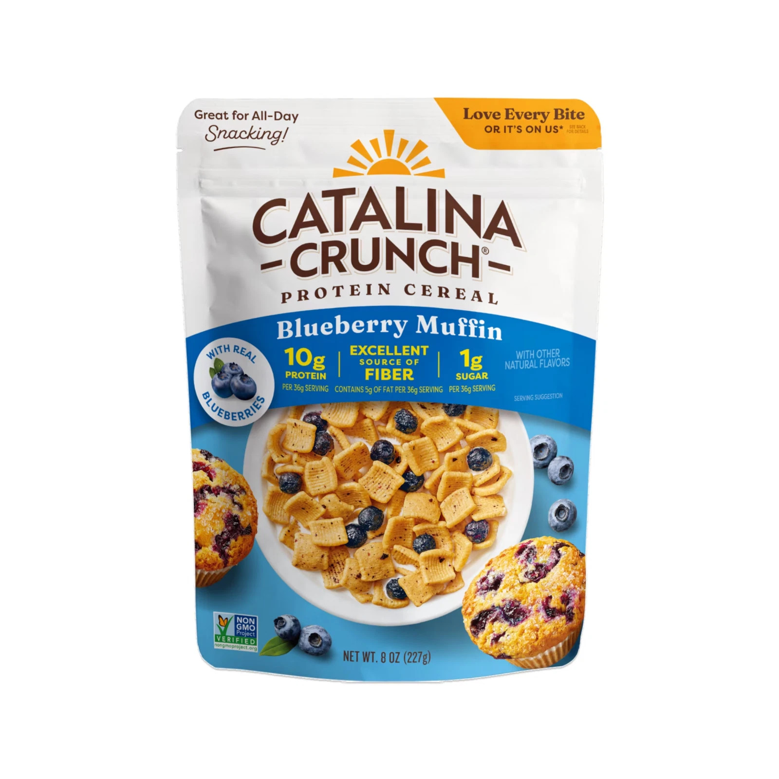 Catalina Crunch Protein Cereal, Blueberry Muffin With Real Blueberries 8 oz