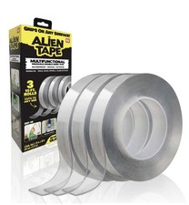 3 PACK Alien Tape Double Sided Multipurpose Adhesive Grip Mounting Tape NEW 