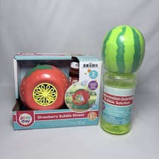 Play Day Strawberry Bubble Blower Strawberry Scented Watermelon Scented Bubbles