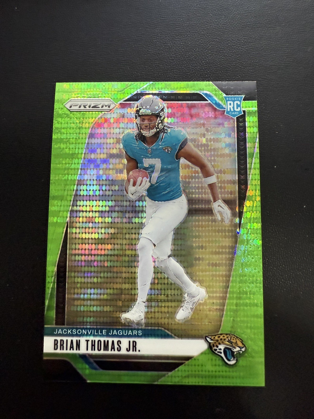 2024 Panini Prizm - Rookies Brian Thomas Jr. #314 Green Wave Prizm (RC) (A2)