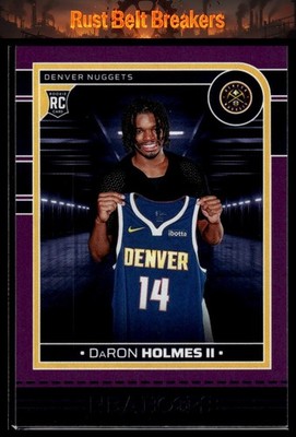 2024-25 Hoops DaRon Holmes II #252 Purple Denver Nuggets