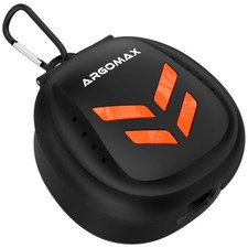 ARGOMAX Mouth Guard Case Sports, Professional Storage of Black+orange