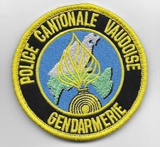 SCHWEIZER POLIZEI CANTONALE VAUDOISE patch Abzeichen police swiss
