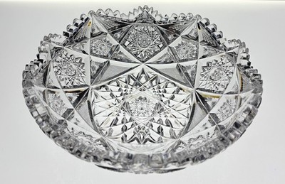 ABP Cut Glass Signed Libbey Colonna Bowl
