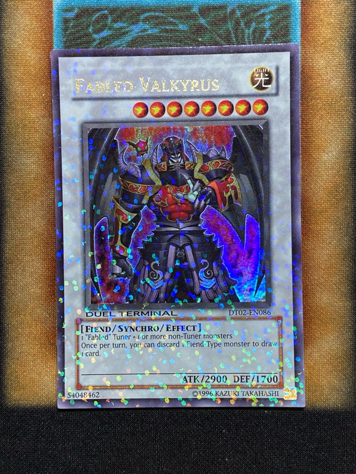 Yugioh Fabled Valkyrus DT02-EN086 Duel Terminal Ultra Rare LP