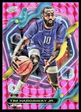 2023-24 Topps Chrome Cosmic #33 Tim Hardaway Jr. Pink Galaxy Refractors