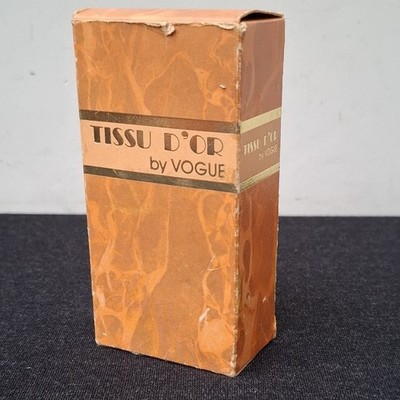 Vintage 70er Jahre TISSU D'OR von VOGUE im Originalkarton EINGESTELLT Vintage