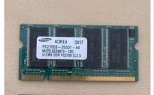 Samsung 256MB SO-DIMM 333 MHz PC-2700 DDR Memory RAM PC2700S-25331 200-PIN