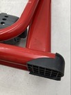 Red Black Metal Heavy Duty Adjustable Foldable Indoor Bike Rack — photo 3
