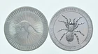 Lot 2 1 Oz Silver Rounds 2022 Australia 1 Dollar - 2015 Australia 1 Dollar *121