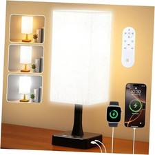 Light Therapy Lamp 10000 Lux Therapy Light with Remote and Touch Control, Black