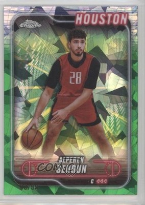 2024-25 Topps Chrome Sapphire Green /99 Alperen Sengun #106 0z0v