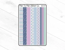 1674-19~~Winter Washi Planner Stickers
