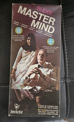 Invicta Super Master Mind Strategy Board Game Complete 1972 MPN 3065