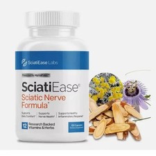 SciatiEase Labs Sciatic Nerve Formula 120 Capsules  Sciatic Nerve Support