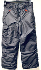 Champion C9 Dark Gray Reflective Snow/Ski Pants - Youth S 6-7 - w/ Side Pocket