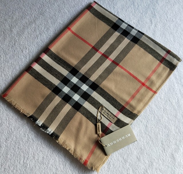 thin burberry scarf