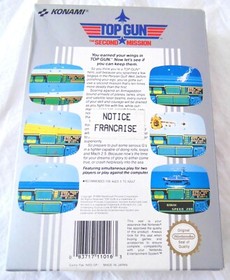 top gun second mission authentique version originale nintendo nes esp