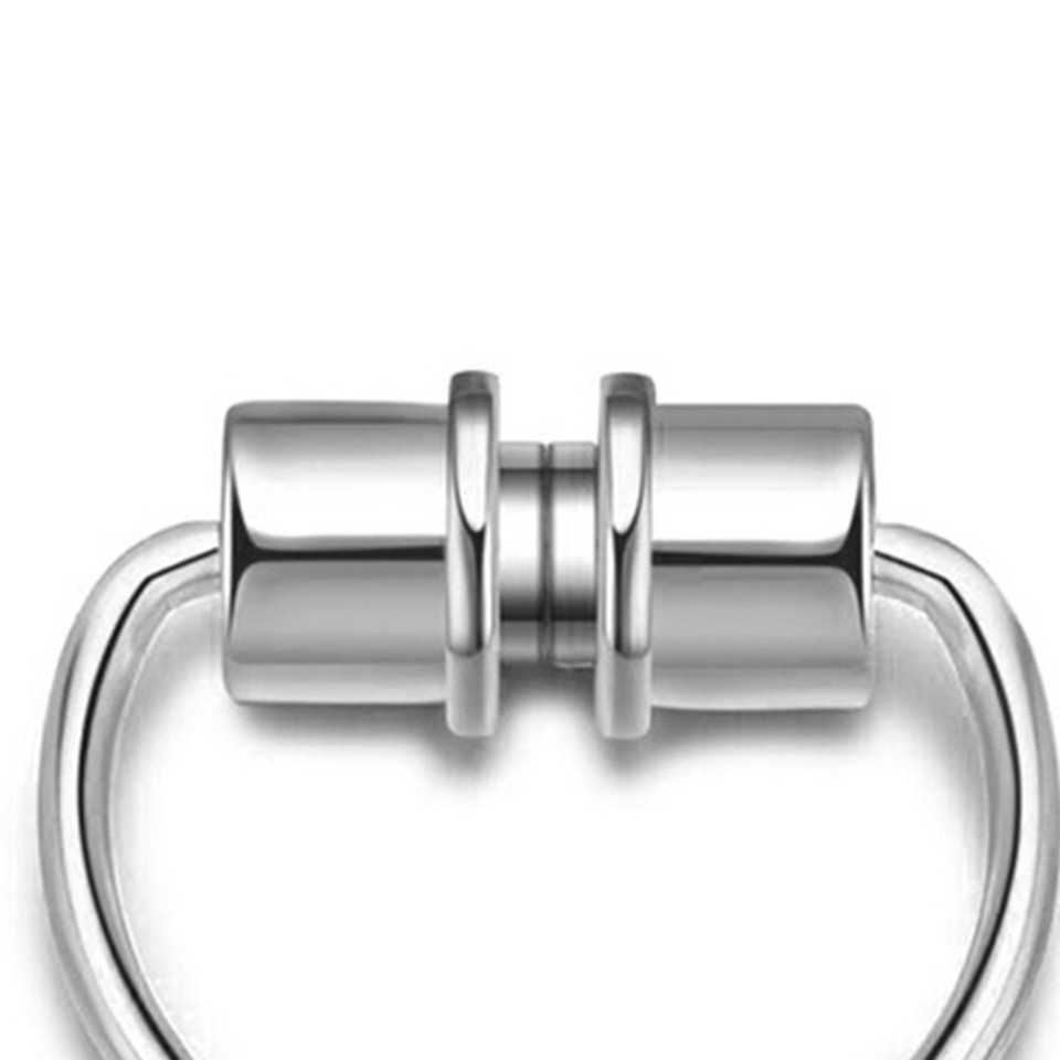 Horseshoe Nose Ring Hoop C Clip Septum Rings Fake Piercing Hoop (Silver