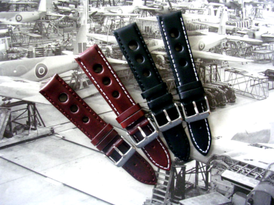 Cinturino Pelle VERA LUCERTOLA EXTRA LUNGO Marrone Scuro Made - Foto 3