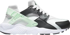 Nike Air Huarache Run GS White Mint Foam Green Black 654275-116 5Y Women's 6.5