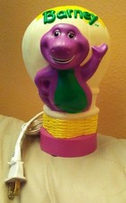 VINTAGE BARNEY BEDSIDE LAMP- 1992- WORKS 