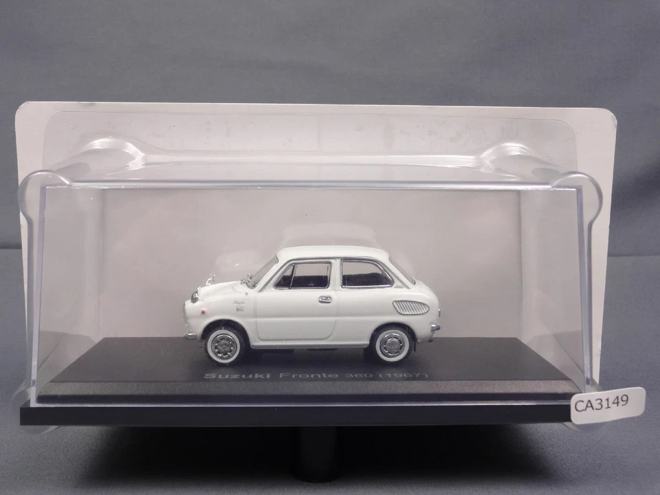 Suzuki Fronte 360 1967 Blanco Escala 1/43 Caja Mini Coche Exhibición Diecast Vol 48 Foto 3 de 4