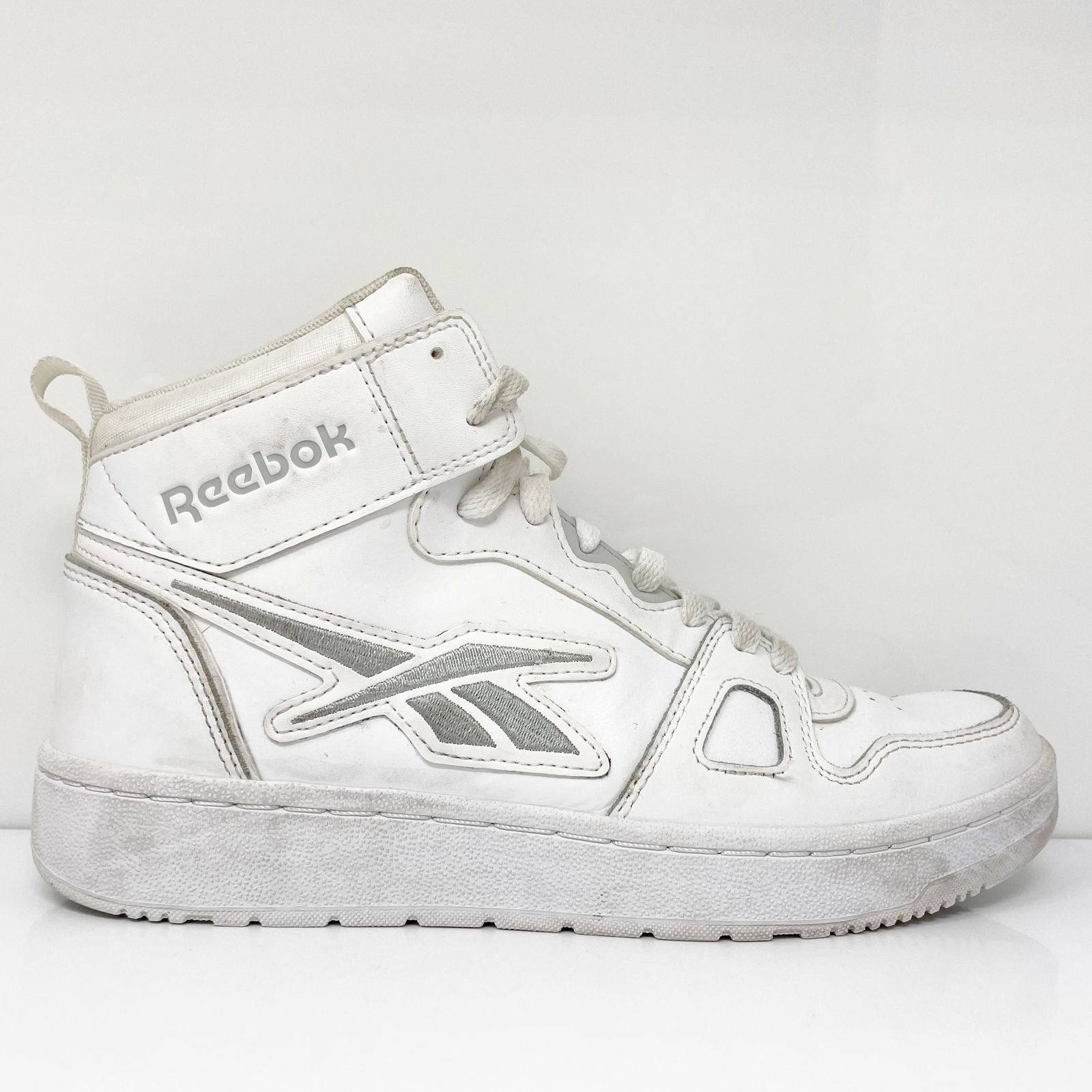 Reebok Mens Resonator Mid GZ2712 White Basketball Shoes Sneakers Size 7