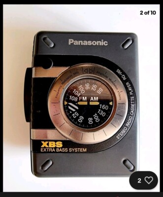 Panasonic Walkman RQ-V65 XBS Stereo Radio Cassette Player Mega Bass all  working UK