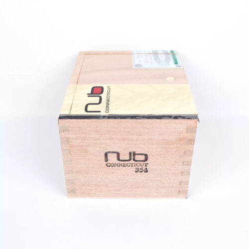 Menge 5 Nub Connecticut 354 Leere Holz Zigarrenkiste 5,75" x 4,5" x 3,75" - Bild 6 von 11