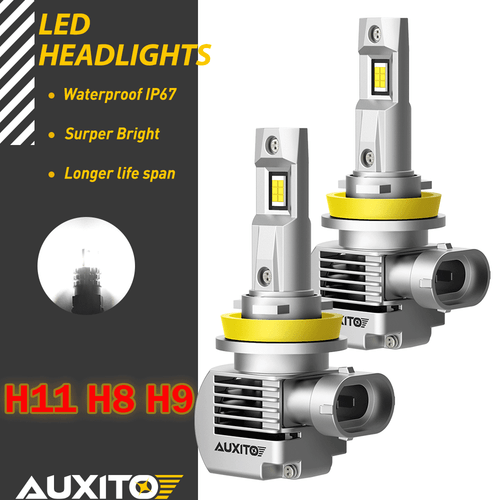 AUXITO H11 LED Headlight Kit Low Beam Bulb Super Bright Bulbs Free Return 2~10X - Picture 14 of 28