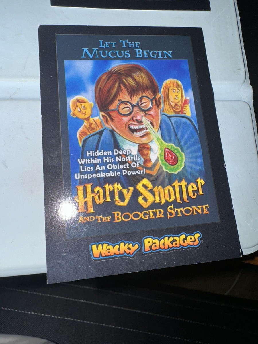 2018 TOPPS WACKY PACKAGES GO TO THE MOVIES Harry Potter Parody