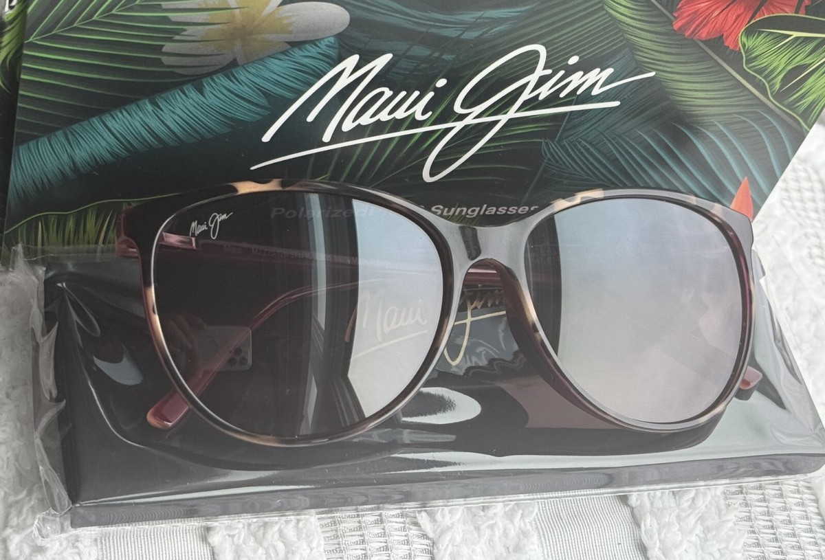 Maui Jim Ocean MJ 723 12B Tortoise & Rasberry Frame + Maui Rose