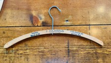 Vintage Wood Hanger  F. RICHARDS CLEANER AND DYER  Oakland, California