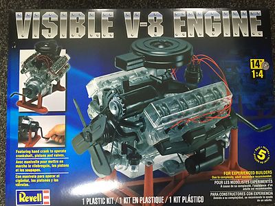 +++ Revell US Monogram 1/4 Visible V8 Engine Plastic Model Kit  85-8883 18883
